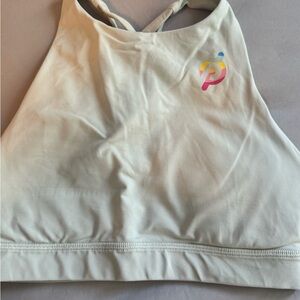 Lululemon + Peloton Light Green Sports Bra